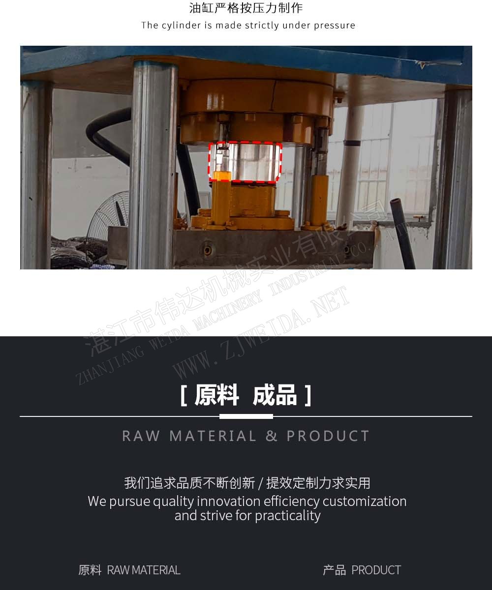 Automatic hydraulic rubber packing machine